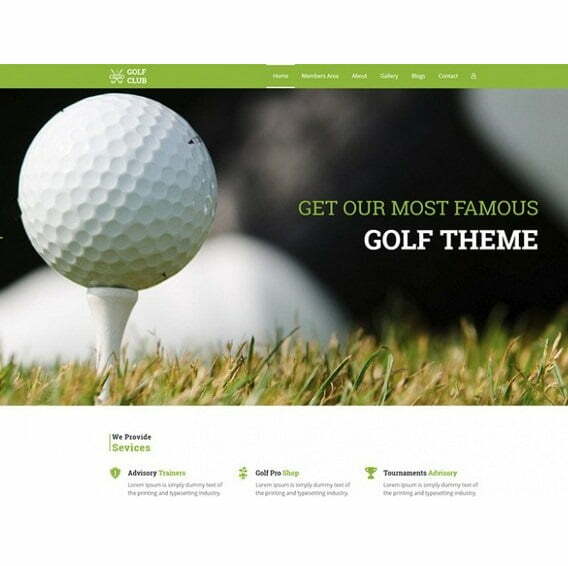 Golf Club – HTML Template Golf Club – HTML Template