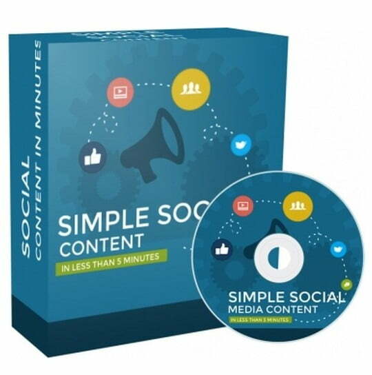 Simple Social Media Content – Video Course with Resell Rights Simple Social Media Content – Video Course with Resell Rights