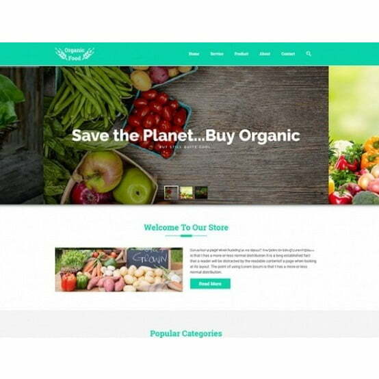 Organic Food – HTML Template Organic Food – HTML Template
