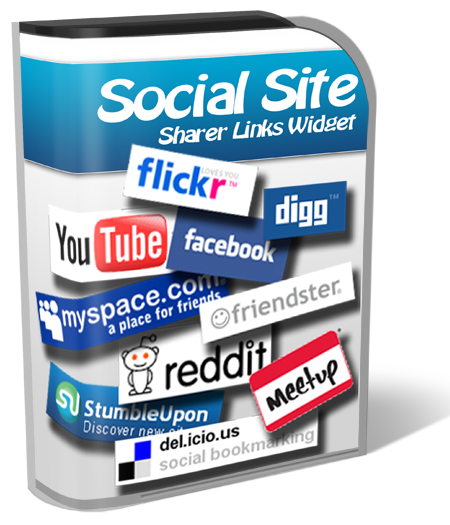 Social Site Sharer Links Widget Social Site Sharer Links Widget